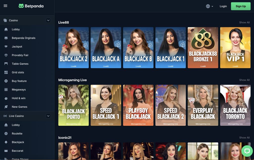 Betpanda Bitcoin Casino