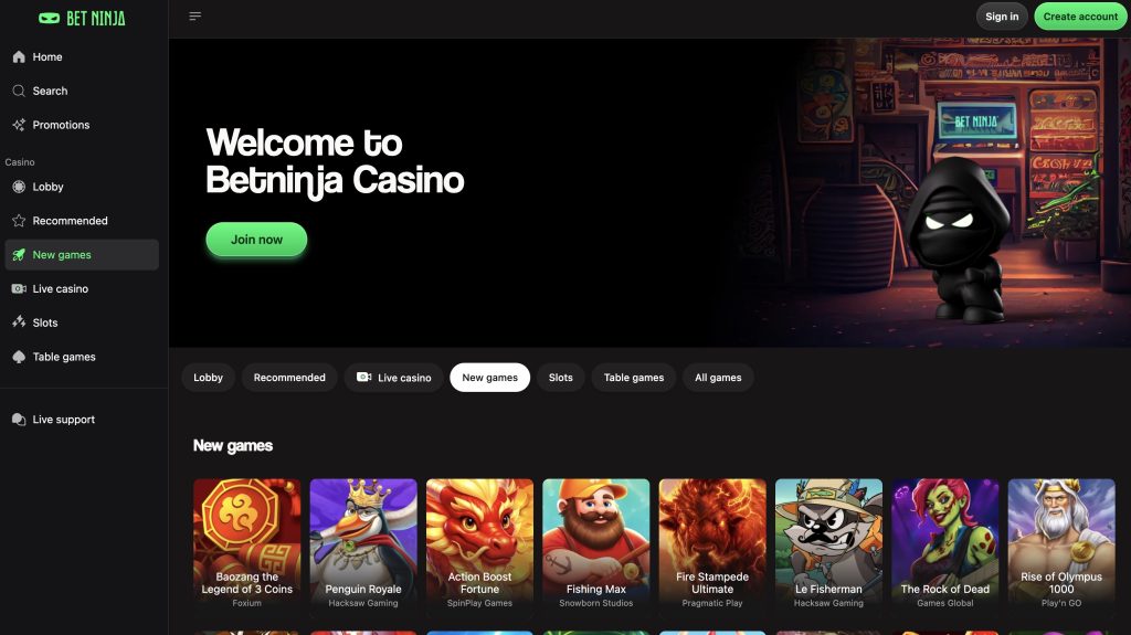 Bet Ninja Best Bitcoin Casinos